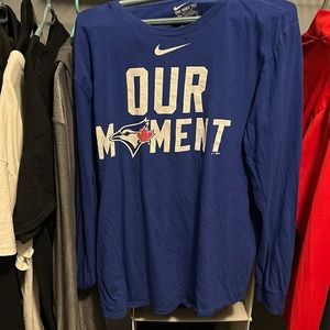 Xl Blue Jays Long sleeve “Our Moment” Shirt